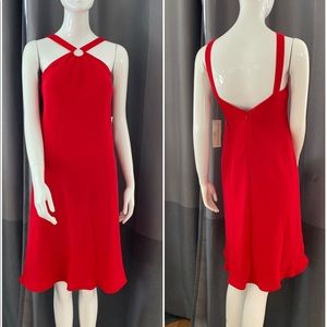 NWT! Evan Picone Red Cocktail Dress